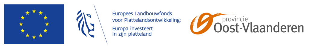 Partner logos — Europe - Europees Landbouwfonds voor Plattelandsontwikkeling - Provincie Oost-Vlaanderen
